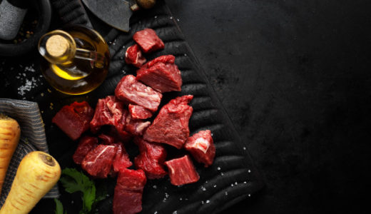 beef-chunks-with-ingredients-served-table Meat Image